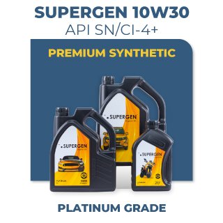 SUPERGEN 10W30 API SN CI 4 Premium Synthetic Supergen Engine Oils