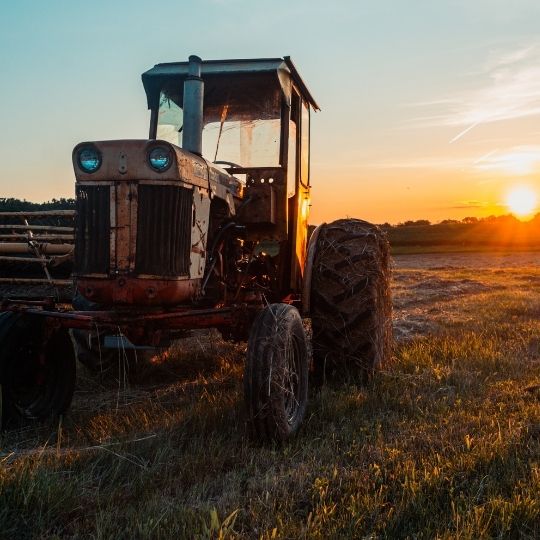 Why do most tractors generally use diesel engines rather than petrol engines