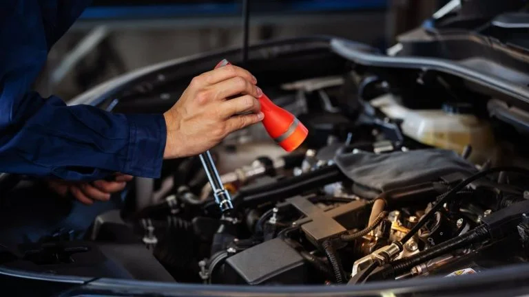Sputtering in car engine