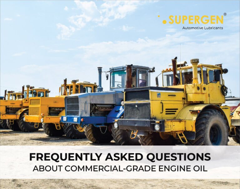 Frequently Asked Questions About Commercial-Grade Engine Oil